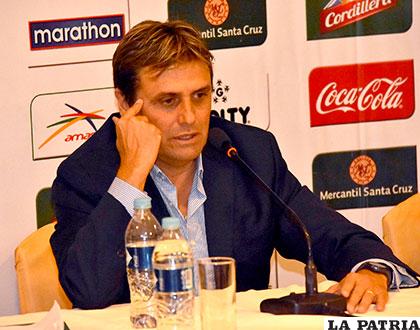 Hoyos, en la presentación de la nómina de convocados /APG