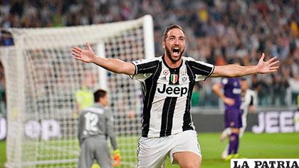 Gonzalo Higuaín empezó a hacer goles para el Juventus /deportesrcn.com