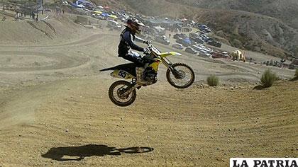 Miguel Condo, durante la competencia en la categoría MX-2