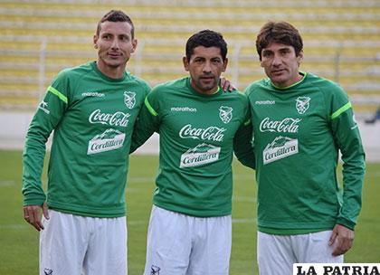 Escobar, Flores y Raldes volvieron a la Selección Nacional /APG