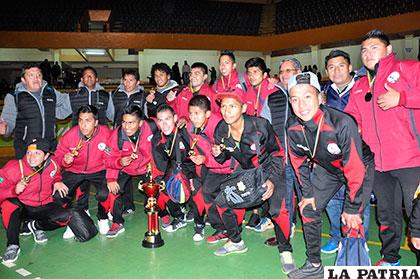 La selección de La Paz ocupó el tercer lugar el torneo 