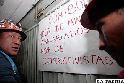 Mineros sindicalizados pretenden la refundación de Comibol /APG
