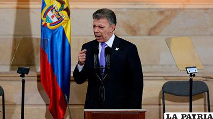Juan Manuel Santos, presidente colombiano /teinteresa.es