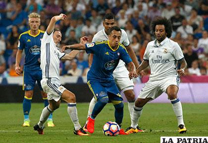 La acción del cotejo en el cual Real Madrid venció a Celta 2-1 /AS.COM