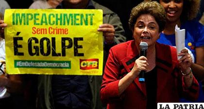 Para Dilma Rousseff el juicio en su contra es una 
