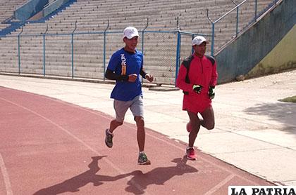 Jean Manuel Pérez y Vidal Basco, atletas del Programa de Alto Rendimiento