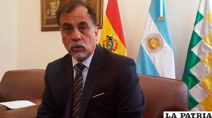 Normando Álvarez, embajador de Argentina en Bolivia /ANF