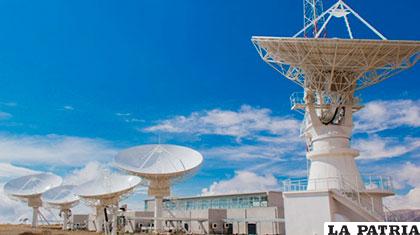 Estación Anachuma es uno de los puntos de operación del satélite Túpac Katari /Abebolivia.com