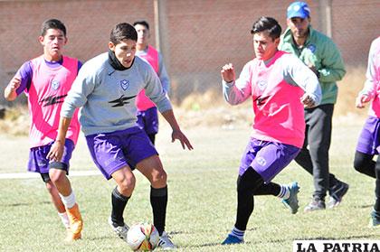 Parrado junto a Iragua durante el entrenamiento de los 
