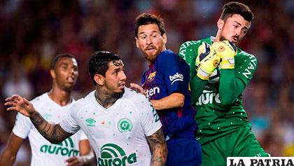 Messi, a pesar de la marca, hizo dos asistencias