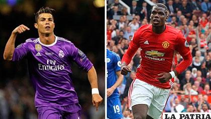 Cristiano Ronaldo y Pogba se enfrentarán esta tarde en el 
partido por la Supercopa europea