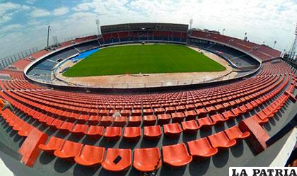 Vista panorámica del estadio con capacidad para 45 mil personas