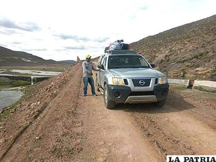La vagoneta robada el 11 de julio fue recuperada ayer por el personal de Diprove de Oruro en La Paz