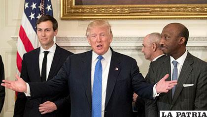 Donald Trump, presidente de Estados Unidos (EE.UU.)