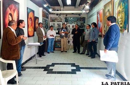 Arte 10 expone en la ABAP Cochabamba /ARTE 10
