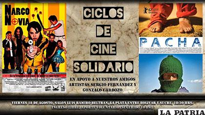 Ciclo de Cine Solidario por los artistas orureños