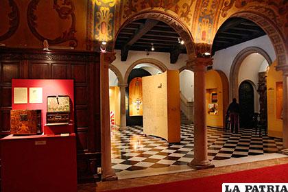 Interior del museo de arte Hispanoamericano 