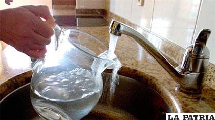 Se garantiza el suministro de agua potable /ANF