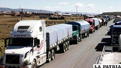 El sector de transporte pesado afectado por falta de comercio exterior /ANF