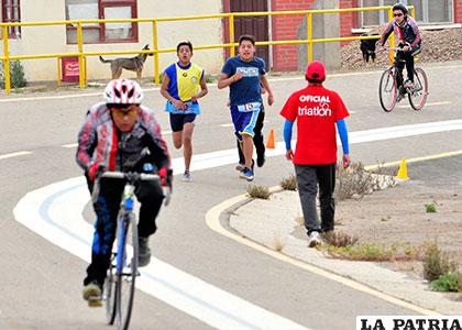 Tres selectivos se realizó para seleccionar a los triatletas