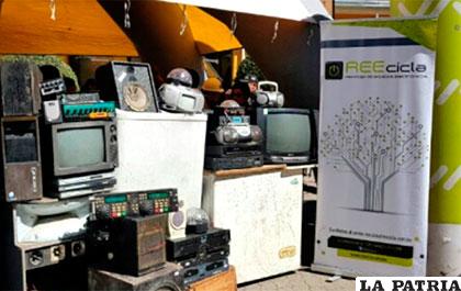 Aparatos electrodomésticos son parte del trabajo de reciclaje que hace Viva