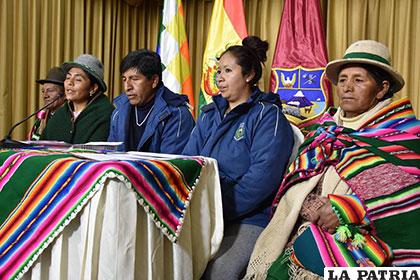 Autoridades de Huayllamarca presentaron convocatorias /GAD-ORU