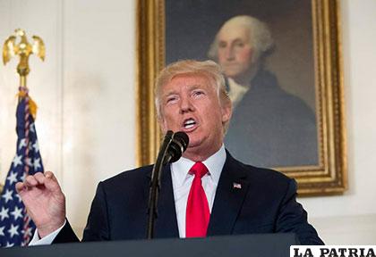 Trump apuesta por la unidad de su país