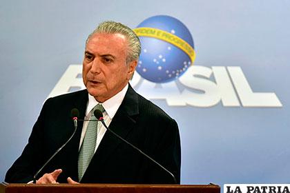 Temer explica sobre el plan de privatización