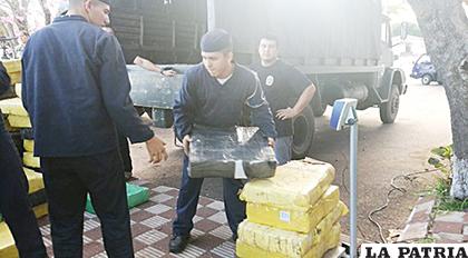 Cargamento de marihuana incautada /HOY