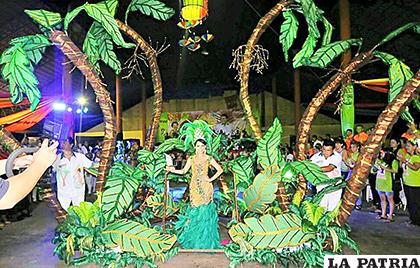 La belleza está presente en el Carnaval de Cobija 