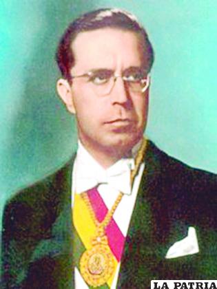 VÍCTOR PAZ ESTENSSORO
15-04-1952 al 6-08-1956; 6-08-1960 al 6-08-1964; 6-08 al 4-11 1964; 6-08-1985 al 6-08-1989
