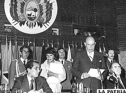 En 1979 Bolivia planteó en la Convención de la OEA una salida soberana al mar mediante su presidente Walter Guevara Arze /cambio.com