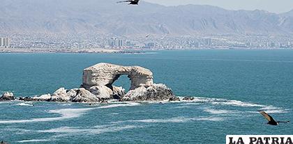 El portal de Antofagasta, antes territorio boliviano /clarin.com