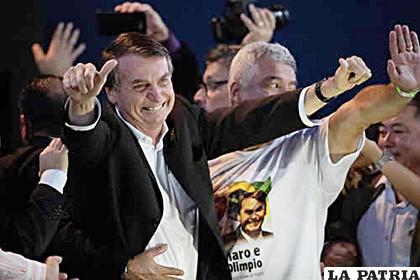 El candidato de ultraderecha Jair Bolsonaro /Bolivia en tus manos
