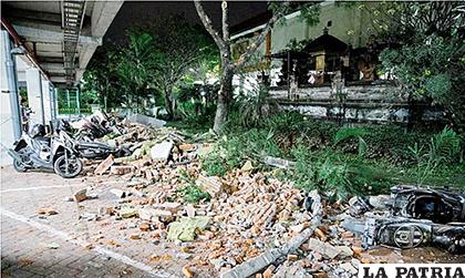 Daños causados por el terremoto en Indonesia /El Nuevo Diario
