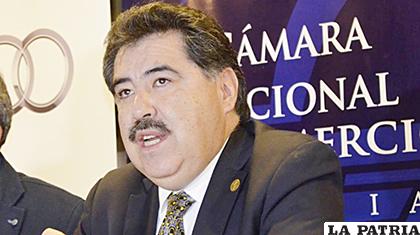 El presidente de la Cámara Nacional de Comercio, Marco Salinas /El país de Tarija