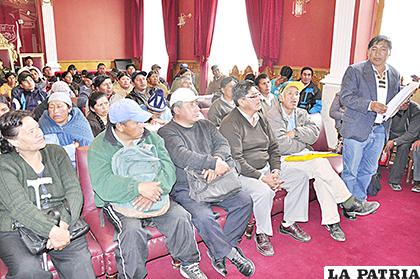 En las cumbres los vecinos expondrán sus necesidades /ARCHIVO