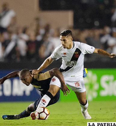 Una jugada del partido entre Liga de Quito y Vasco de Gama /FACEBOOK CONMEBOL