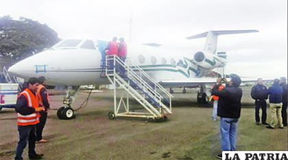 Jet lujoso aterrizó en territorio boliviano en abril de 2017 y ya no pudo salir /ANF
