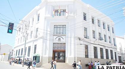Edificio del Ministerio Público en Sucre sede de las funciones del Fiscal General del Estado /ANF