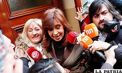 La exmandataria argentina, Cristina Fernández ante los medios de comunicación /EL NUEVO DIARIO