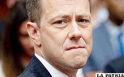 El ahora exagente del FBI, Peter Strzok /MILENI