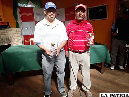 Los ganadores del certamen, José Colque (izquierda) y Jorge Ancasi (derecha) /GENTILEZA DE RODRIGO VALDIVIA