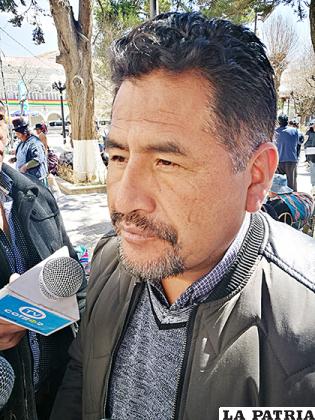 El dirigente de la Fedjuve, Samuel Mendizábal hace un llamado a la unidad de los distritos