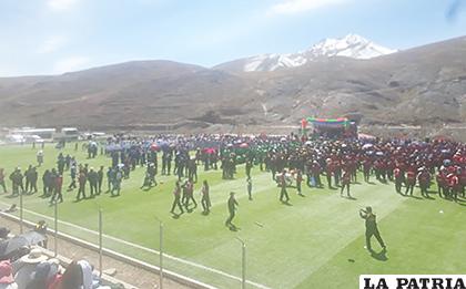 Fiesta deportiva que se vive en Antequera /cortesía Apolinar Guarayo
