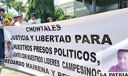 Medardo Mairena, Pedro Mena y Silvio Pineda, líderes del Movimiento Campesino, enfrentan juicio /EL NUEVO DIARI