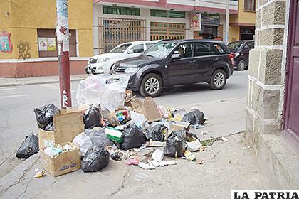 Vecinos serán sancionados por botar basura en las calles 