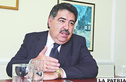 Marco Antonio Salinas, presidente de la CNC /Página Siete
