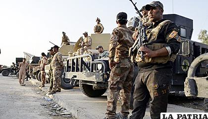 Soldados iraquíes participan en una operación contra el grupo Estado Islámico /e3.pe