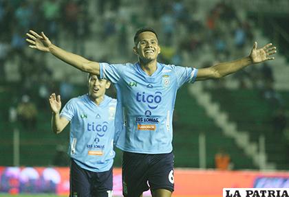 Paul Arano anotó el segundo de Blooming, el de la victoria /APG
